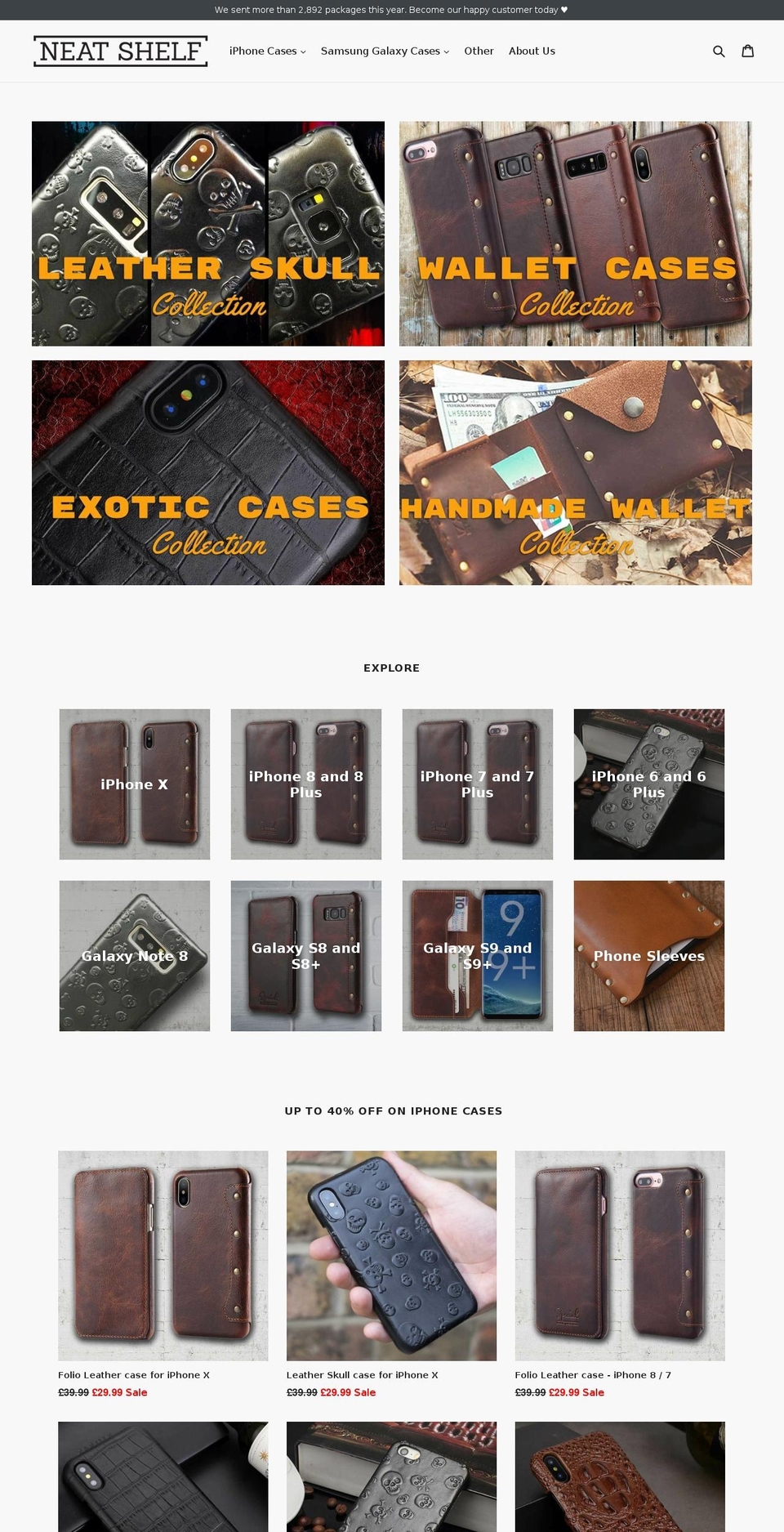 neat-shelf.com — Shopify storefront screenshot
