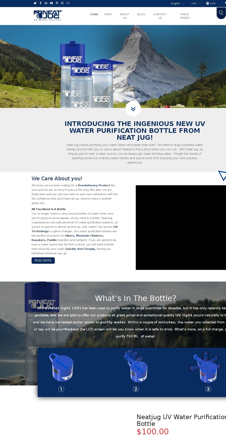 neatjug.com — Shopify storefront screenshot