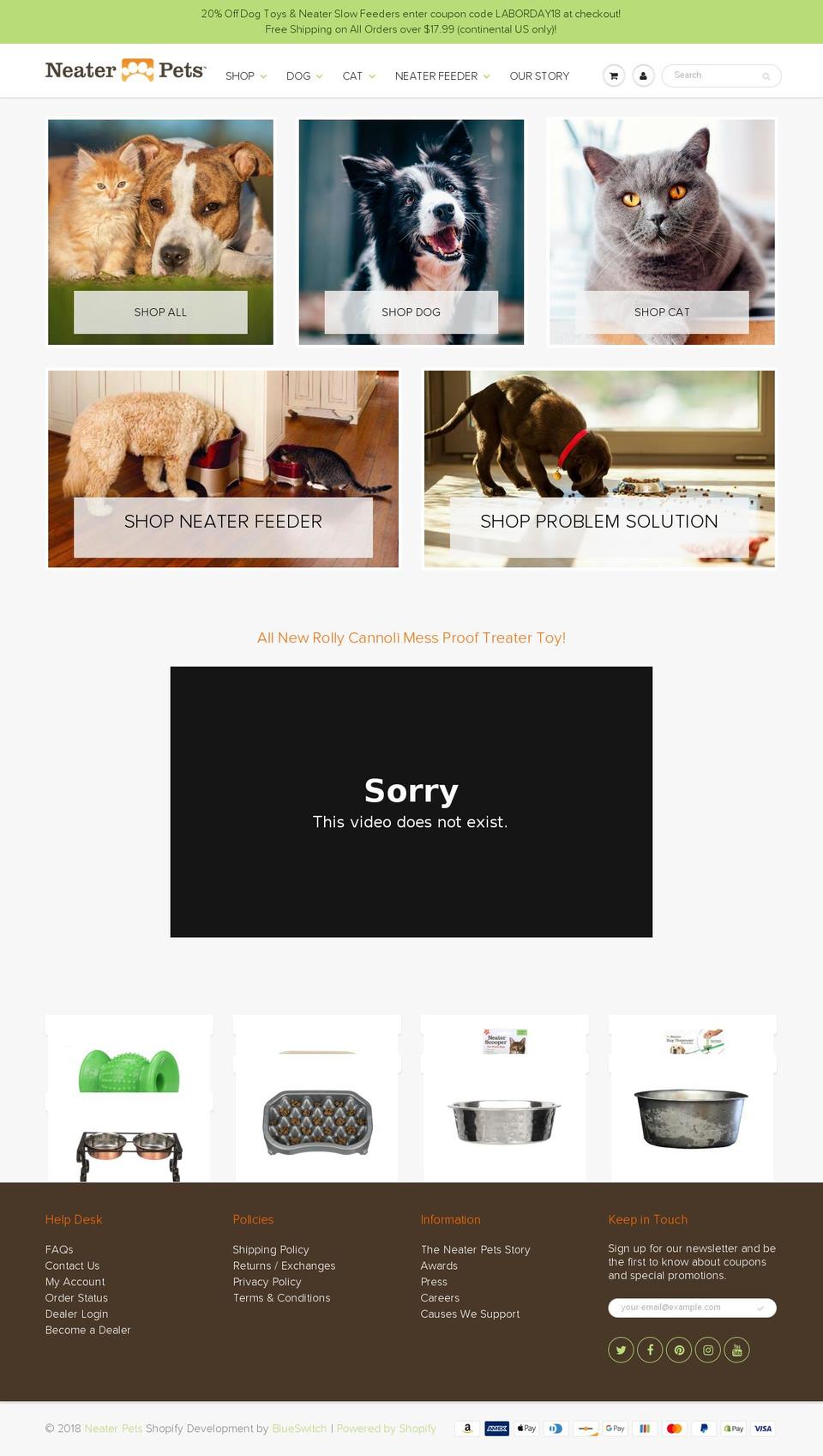neatscooper.net shopify website screenshot