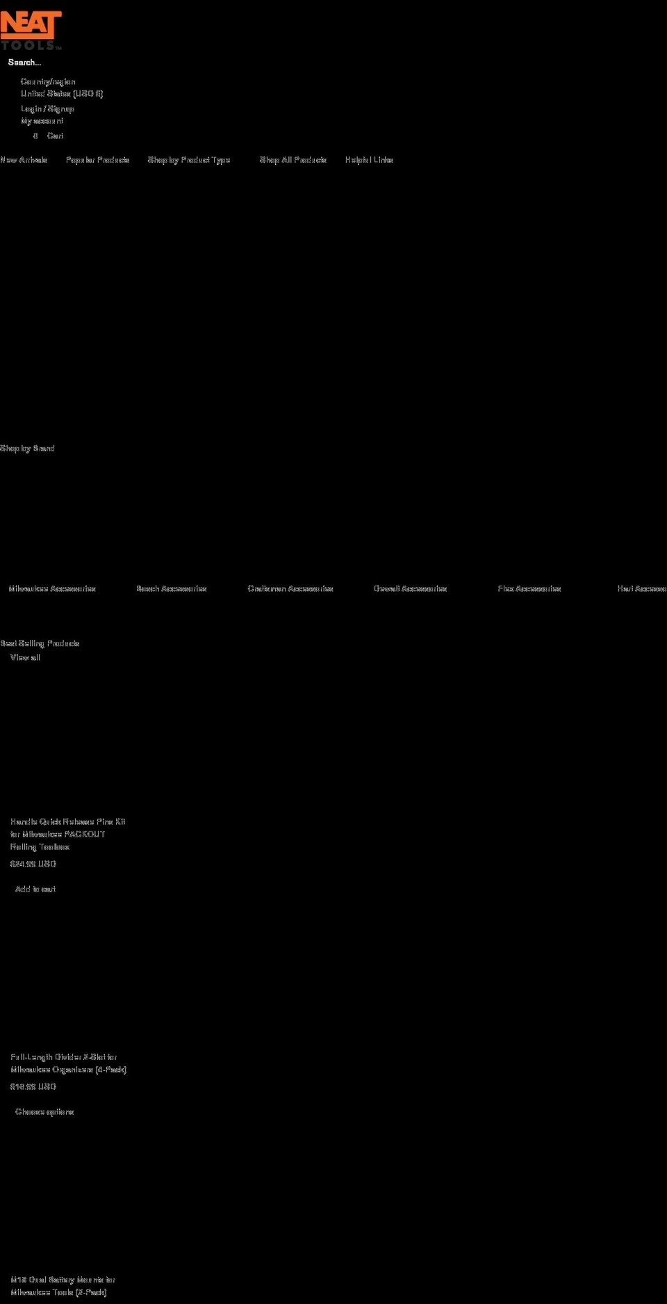 neattools.com shopify website screenshot