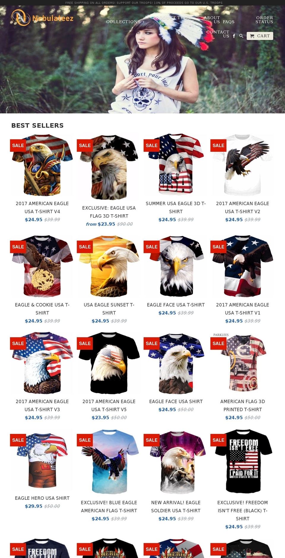 nebulateez.com shopify website screenshot