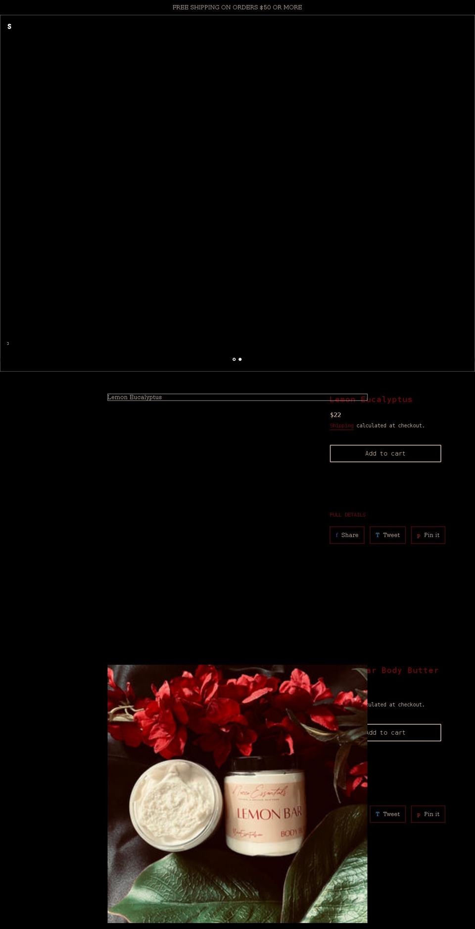 neccoessentials.com shopify website screenshot