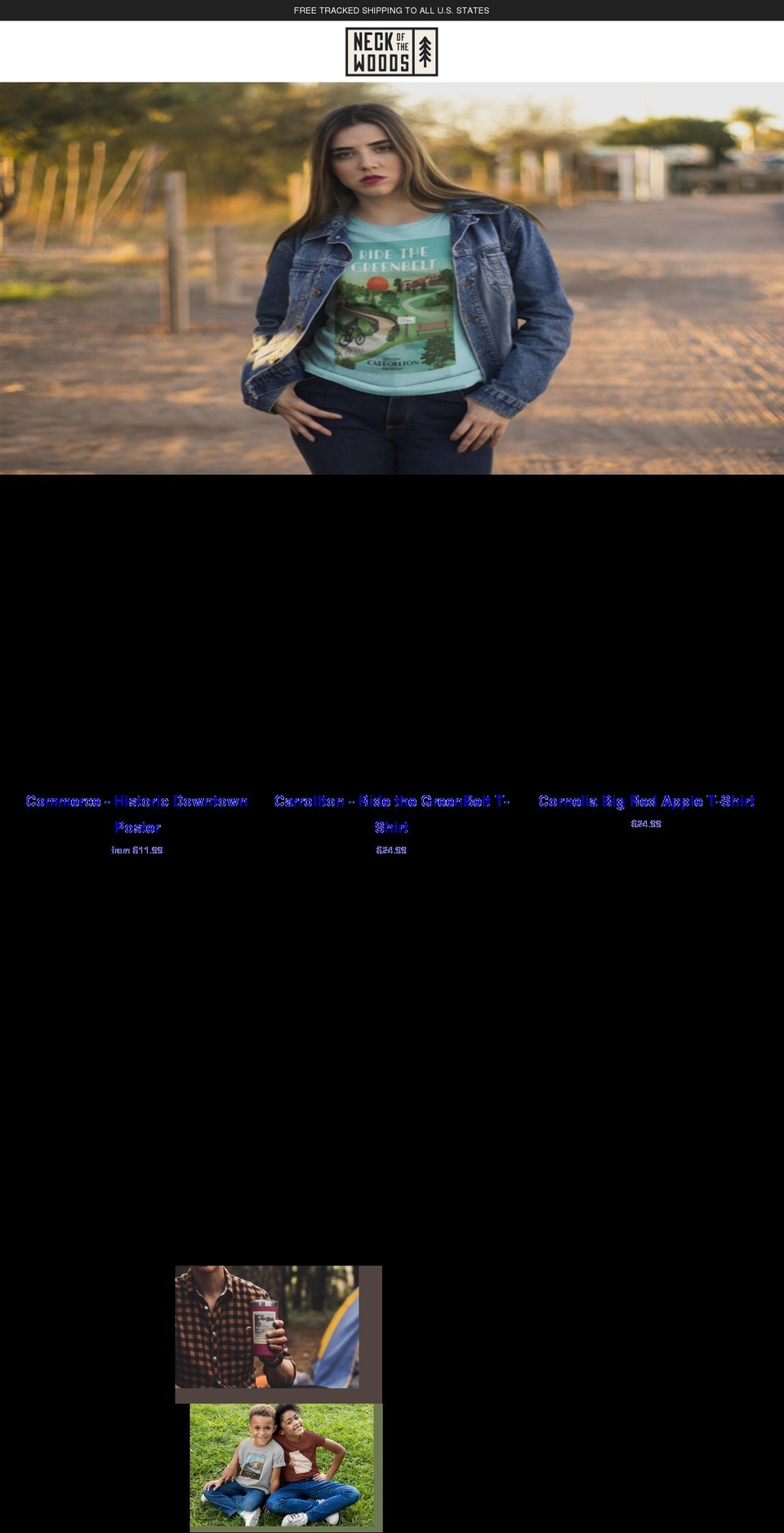 neck-of-the-woods.com shopify website screenshot