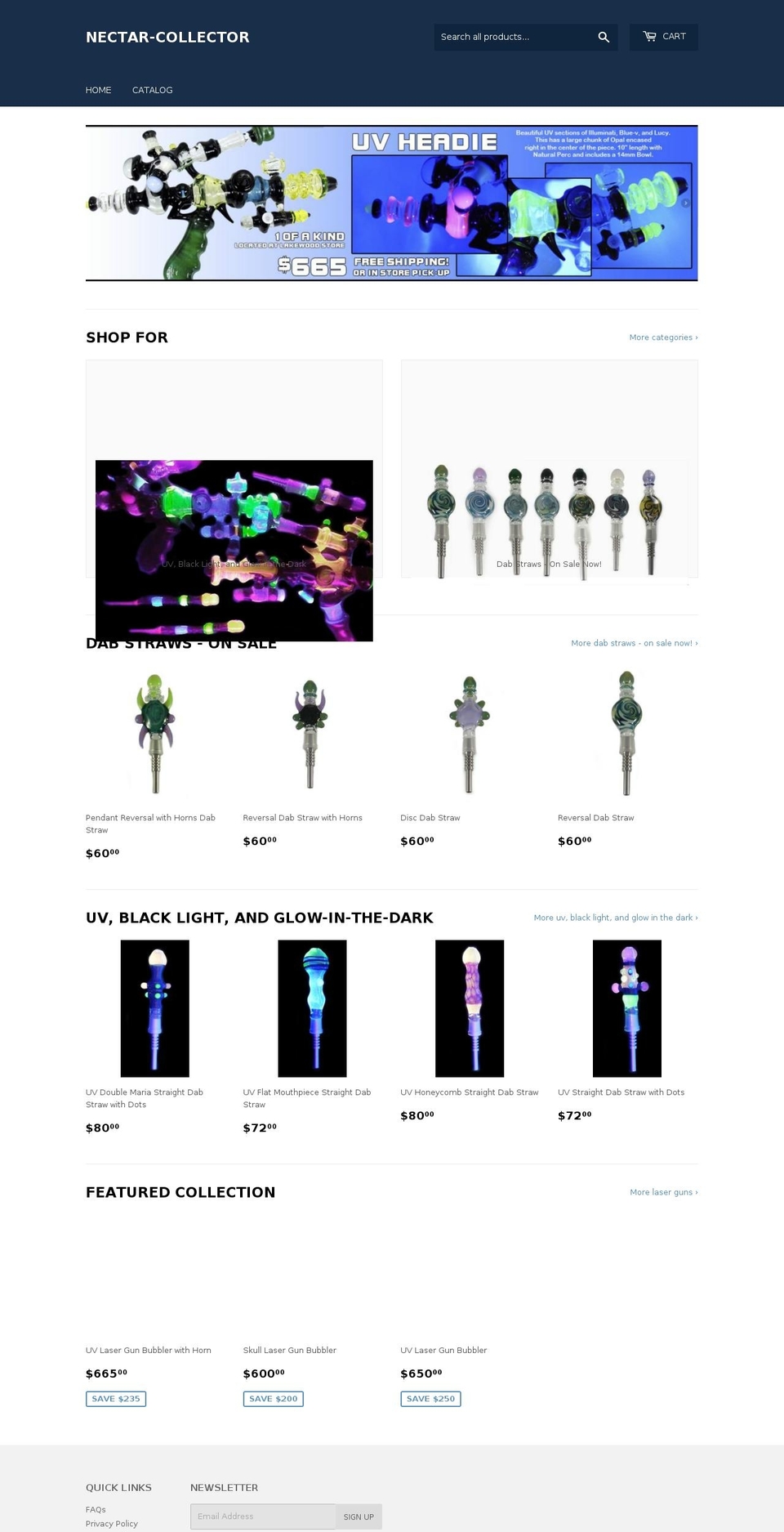 nectar-collector.com — Shopify storefront screenshot