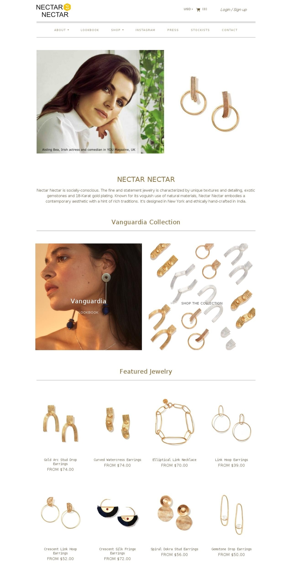 nectarnectar.com — Shopify storefront screenshot