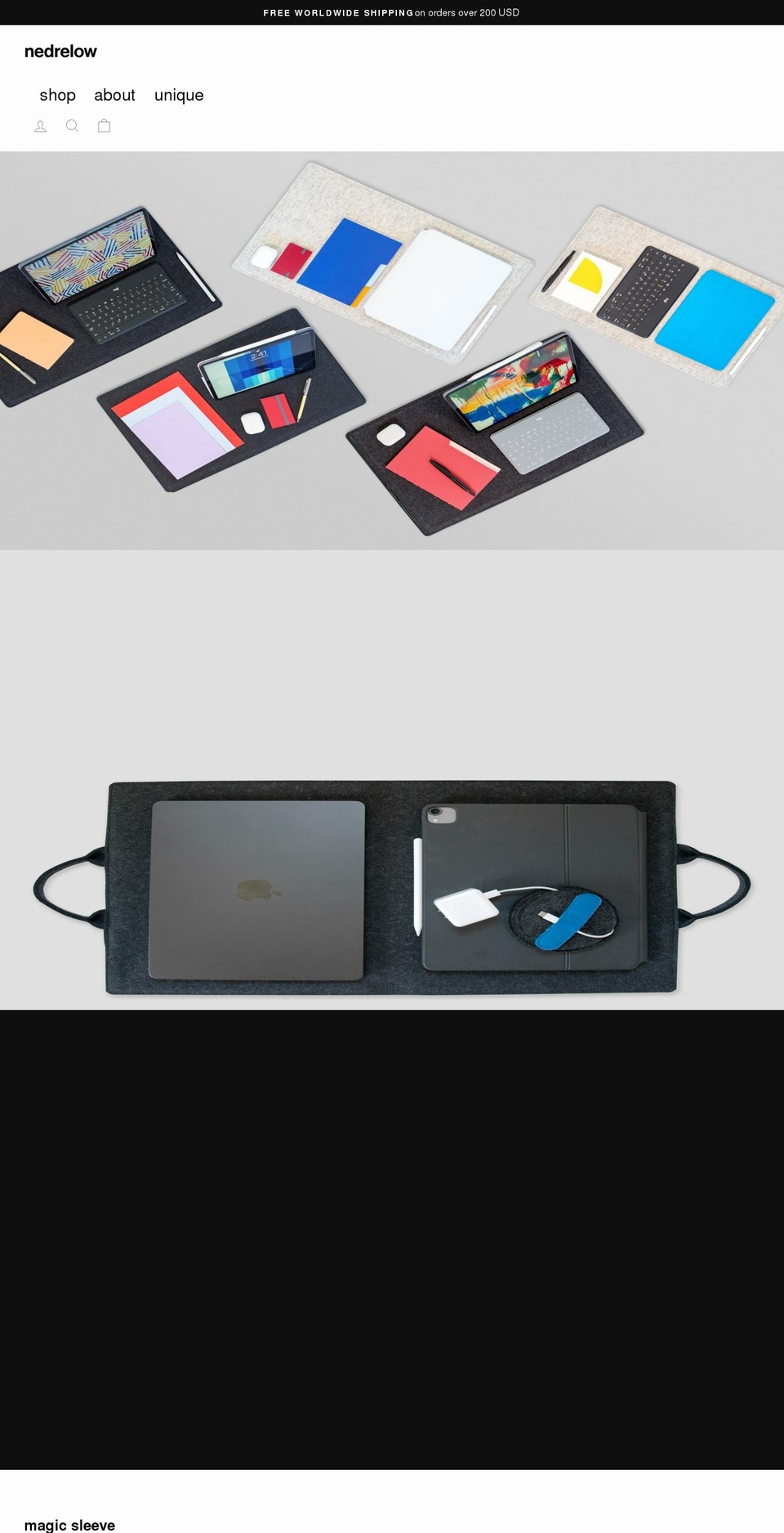 nedrelow.com shopify website screenshot