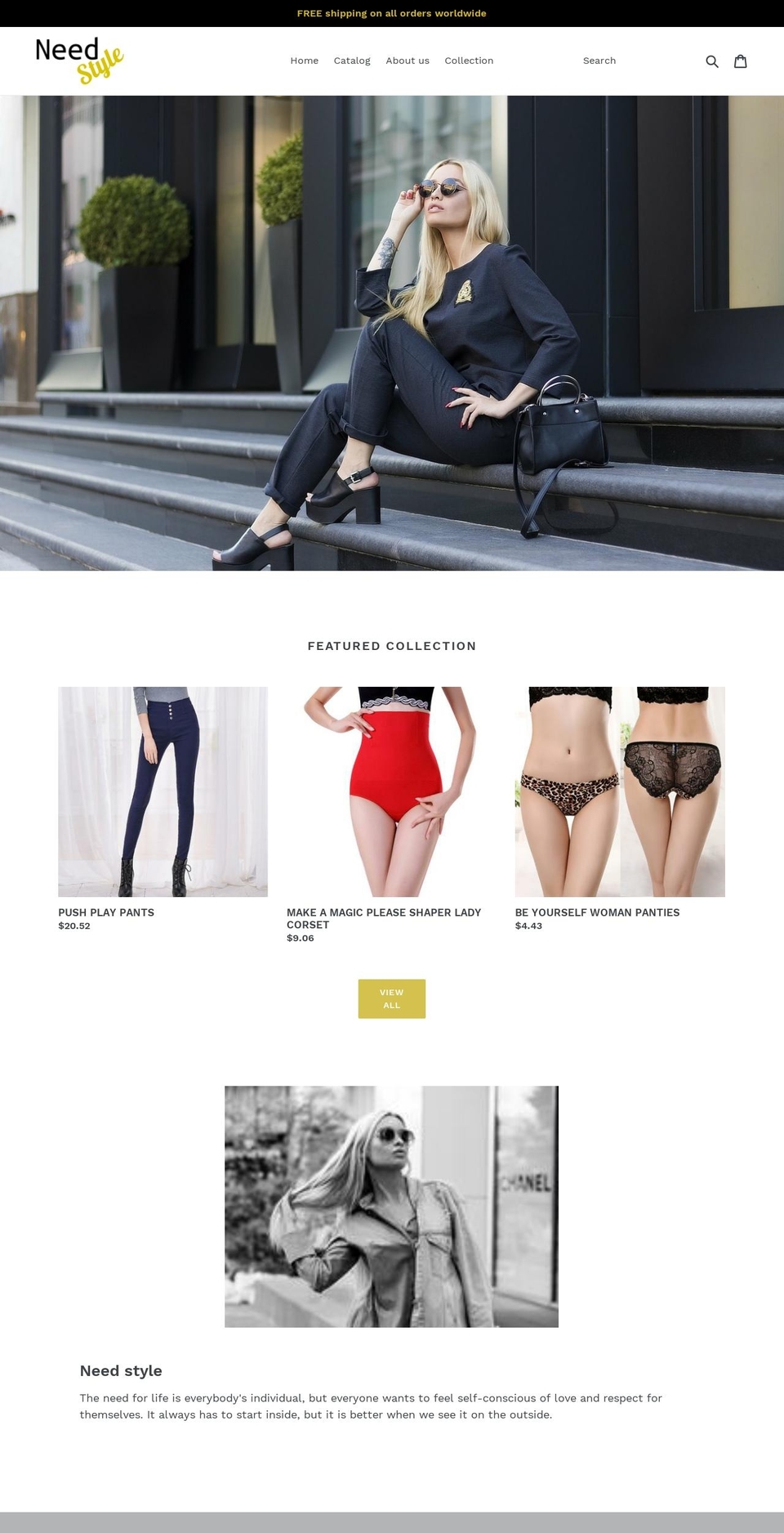 need-style.com — Shopify storefront screenshot