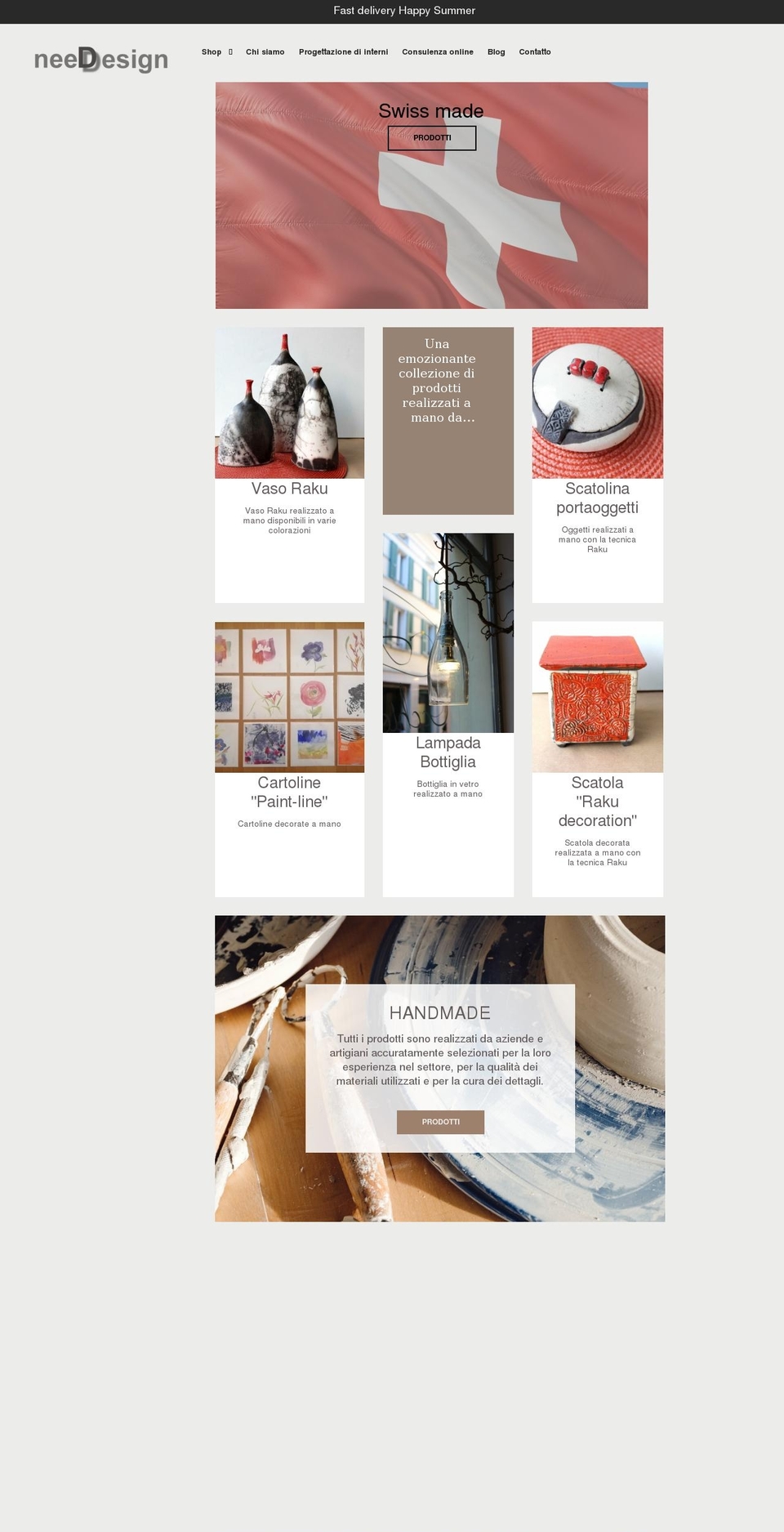 needesign.ch shopify website screenshot