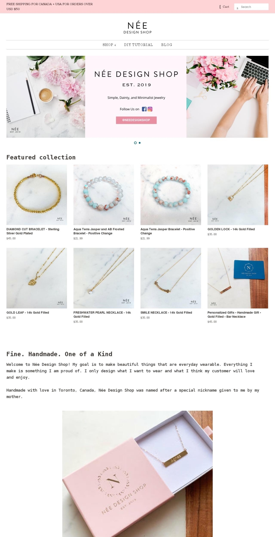 needesignshop.com shopify website screenshot