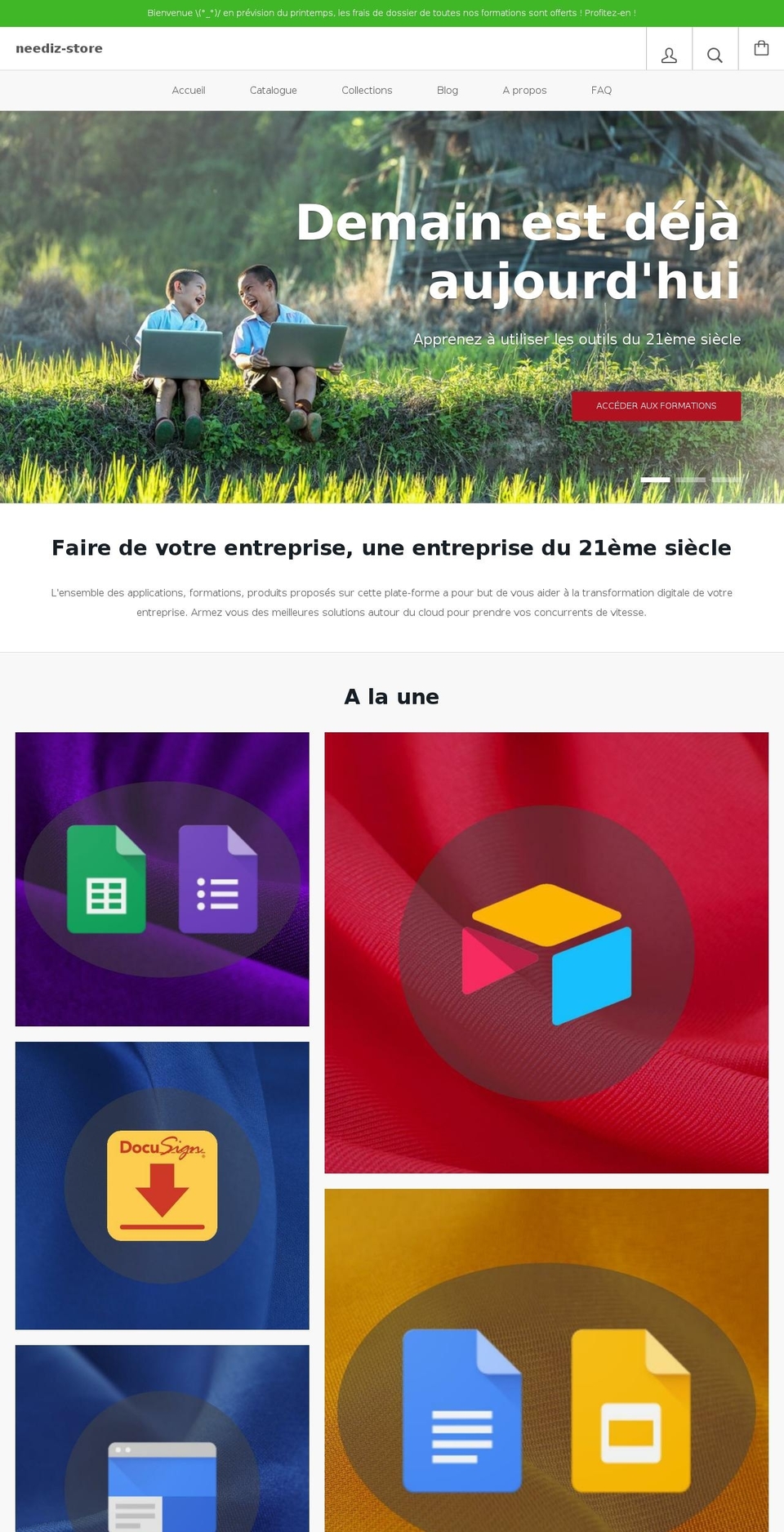 neediz.com — Shopify storefront screenshot