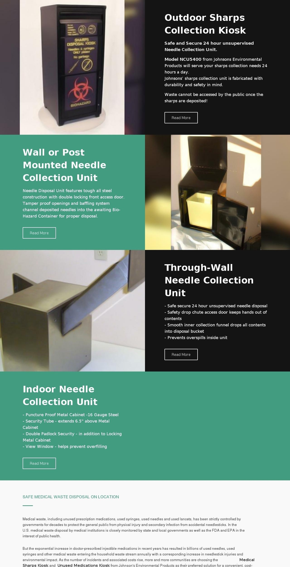 needlebins.com shopify website screenshot