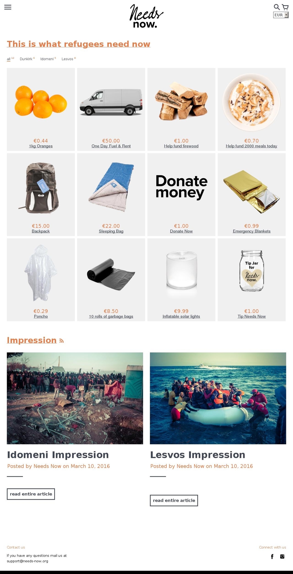 needs-now.org shopify website screenshot