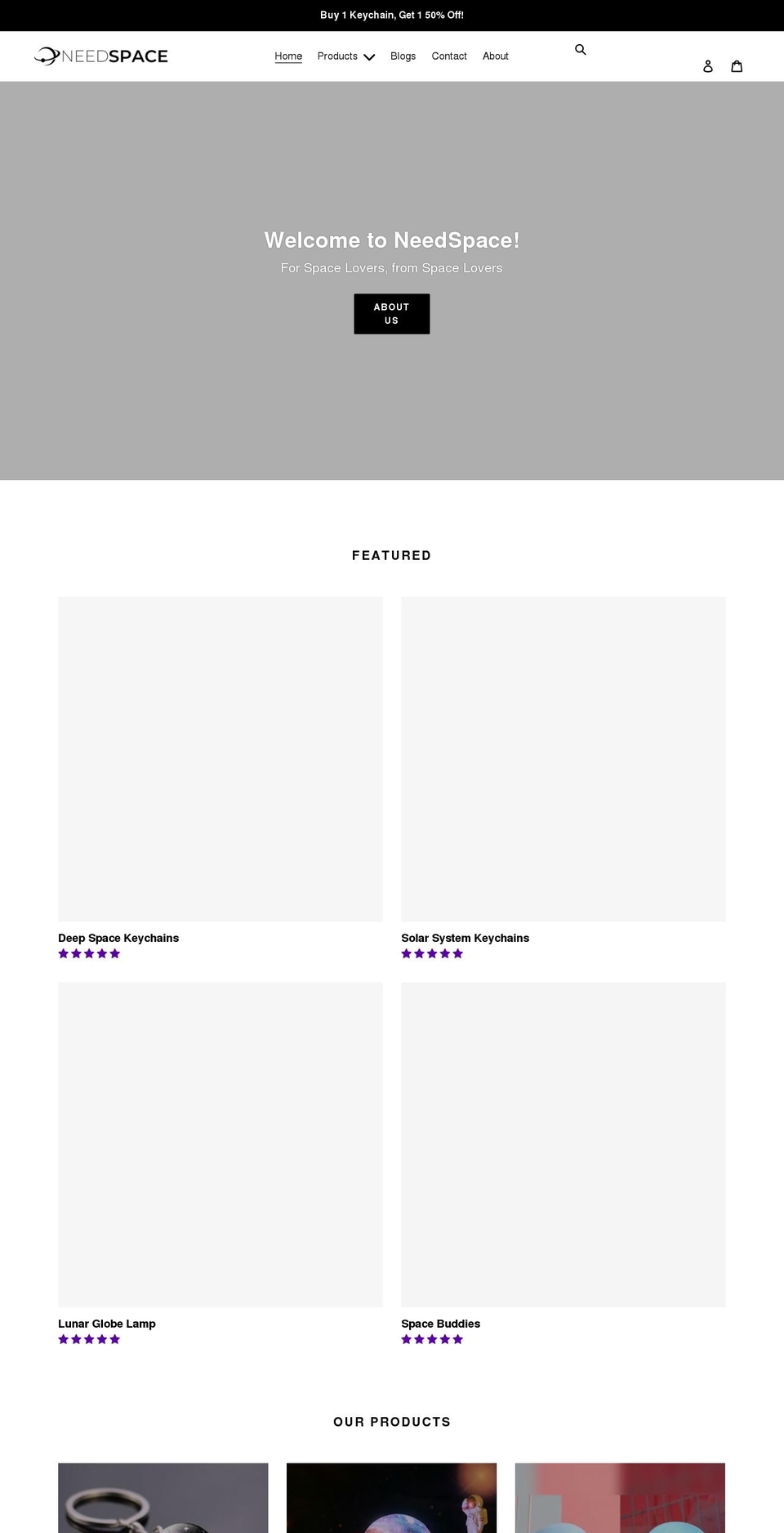 needspacemedia.com shopify website screenshot