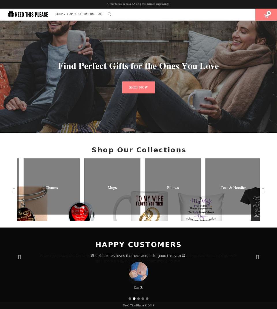 konversion-theme Shopify theme site example needthisplease.com