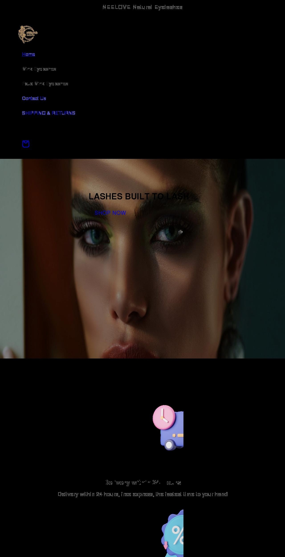 neelove.com shopify website screenshot