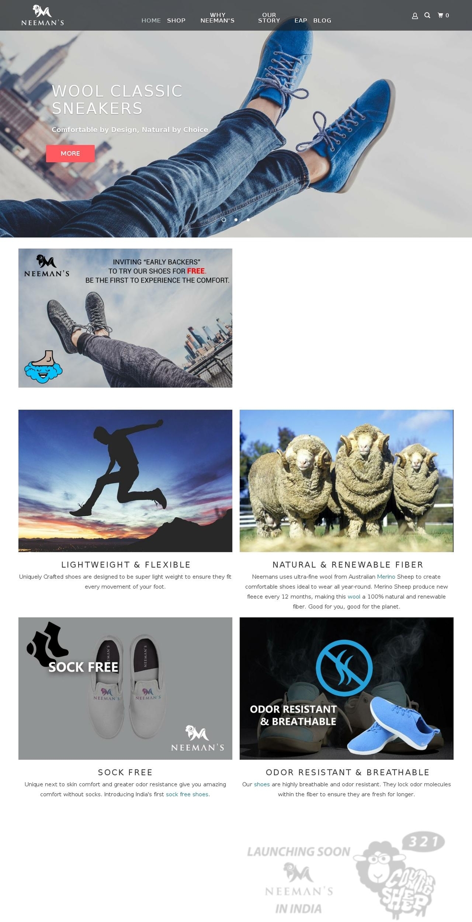 neemans.com — Shopify storefront screenshot
