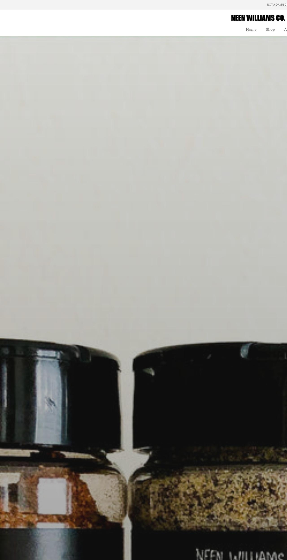 neenwilliamsco.com shopify website screenshot