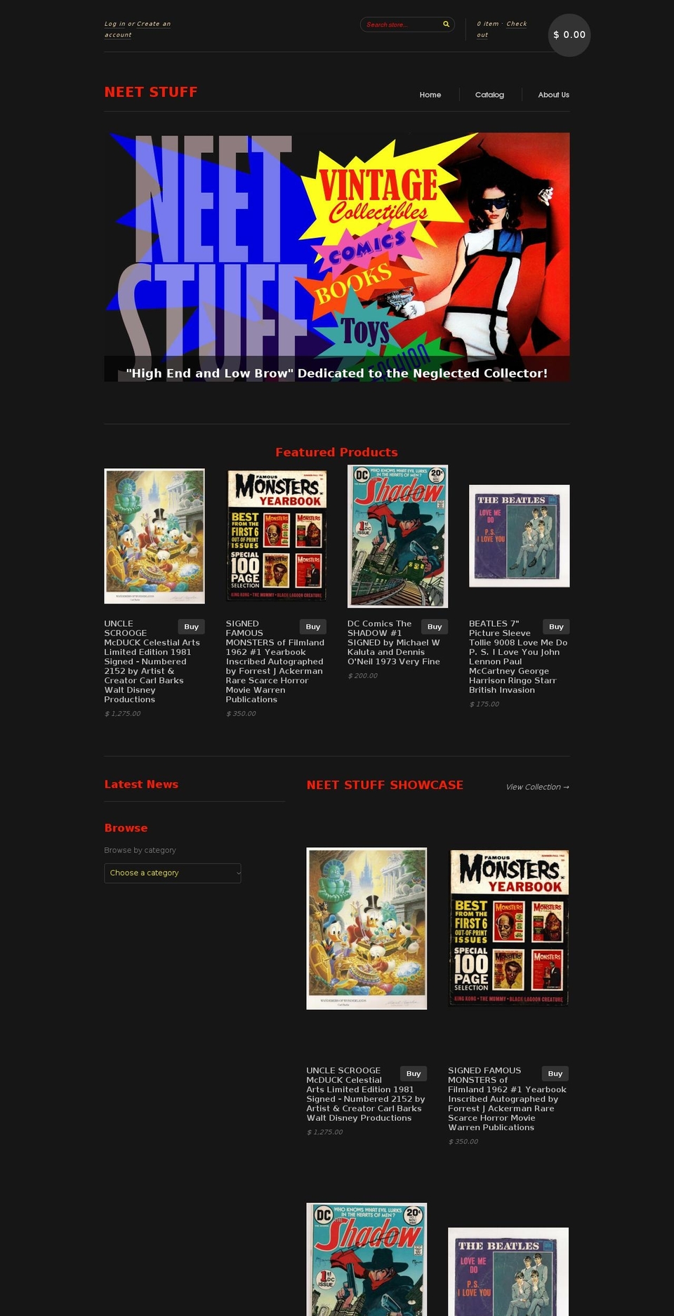 neetstuff.com shopify website screenshot