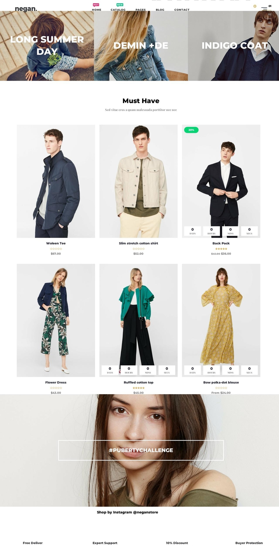 Negan Shopify theme site example neganstore.myshopify.com