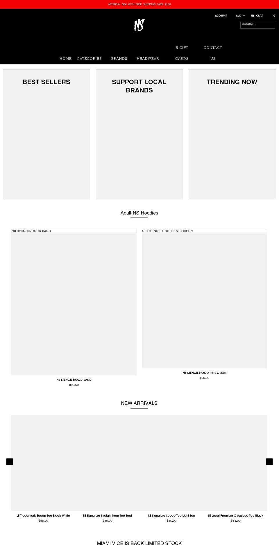 neglectedsociety.com shopify website screenshot