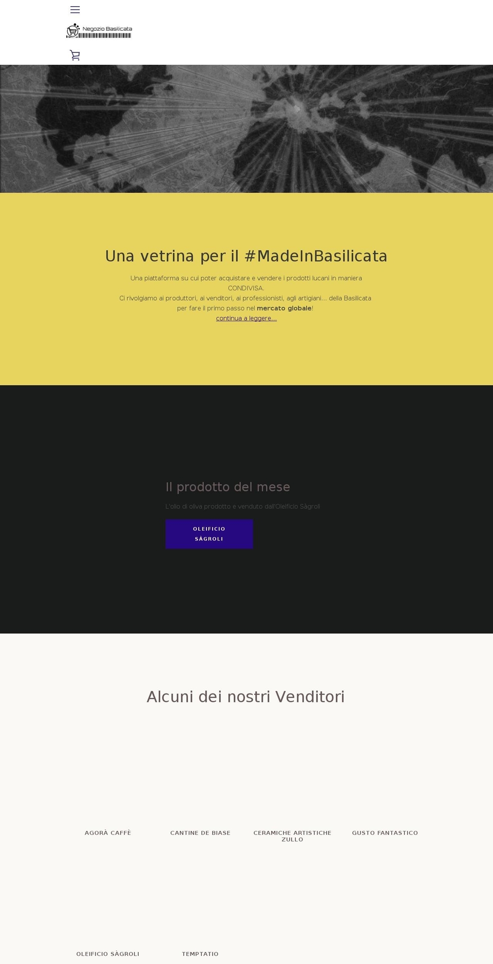 negoziobasilicata.it shopify website screenshot