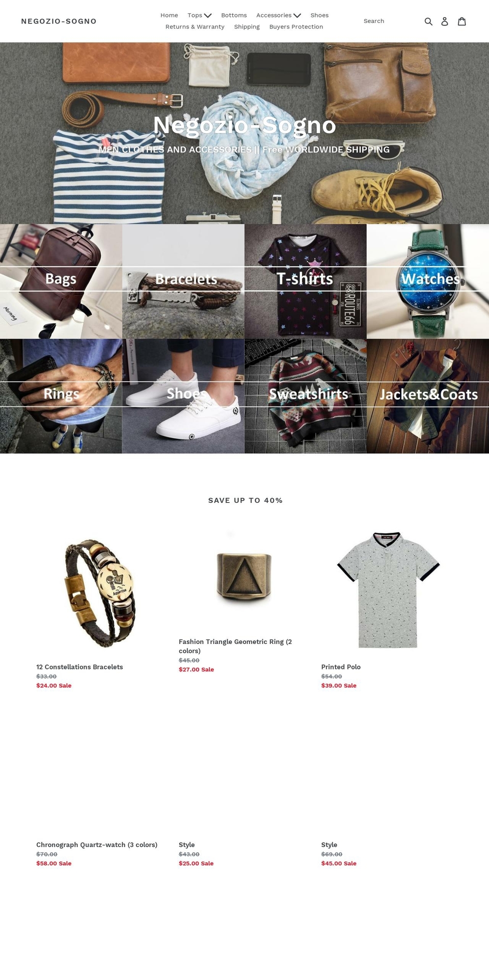 Copy of Simple Shopify theme site example negozioosogno.com