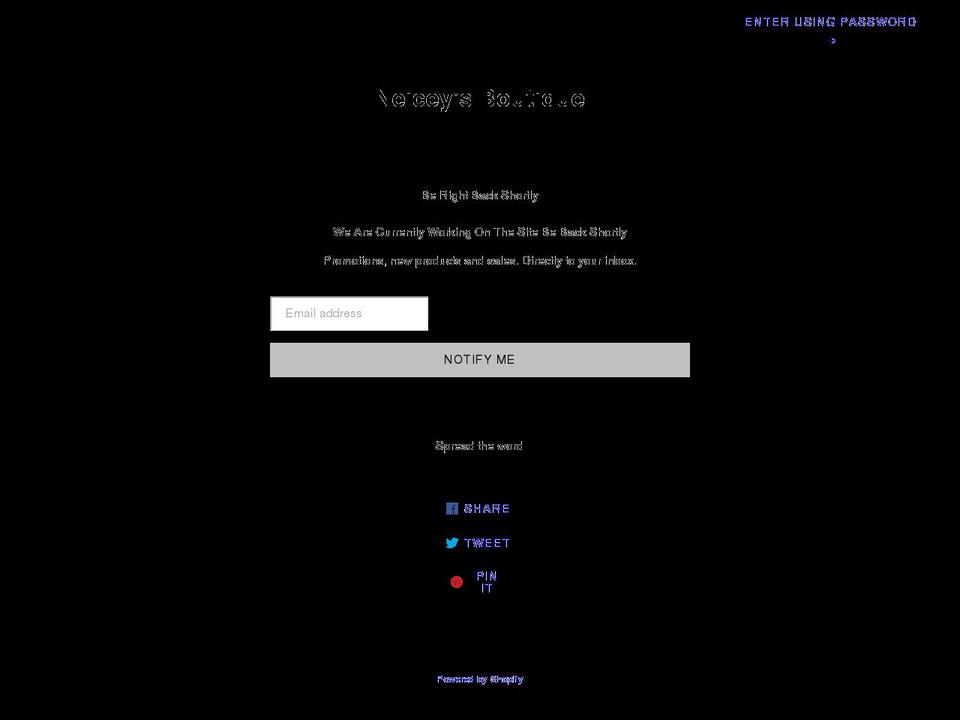 neiceys.com shopify website screenshot