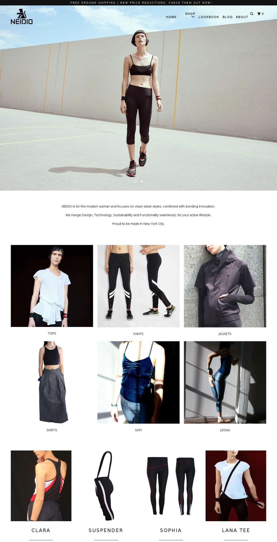 neidio-nyc.com shopify website screenshot