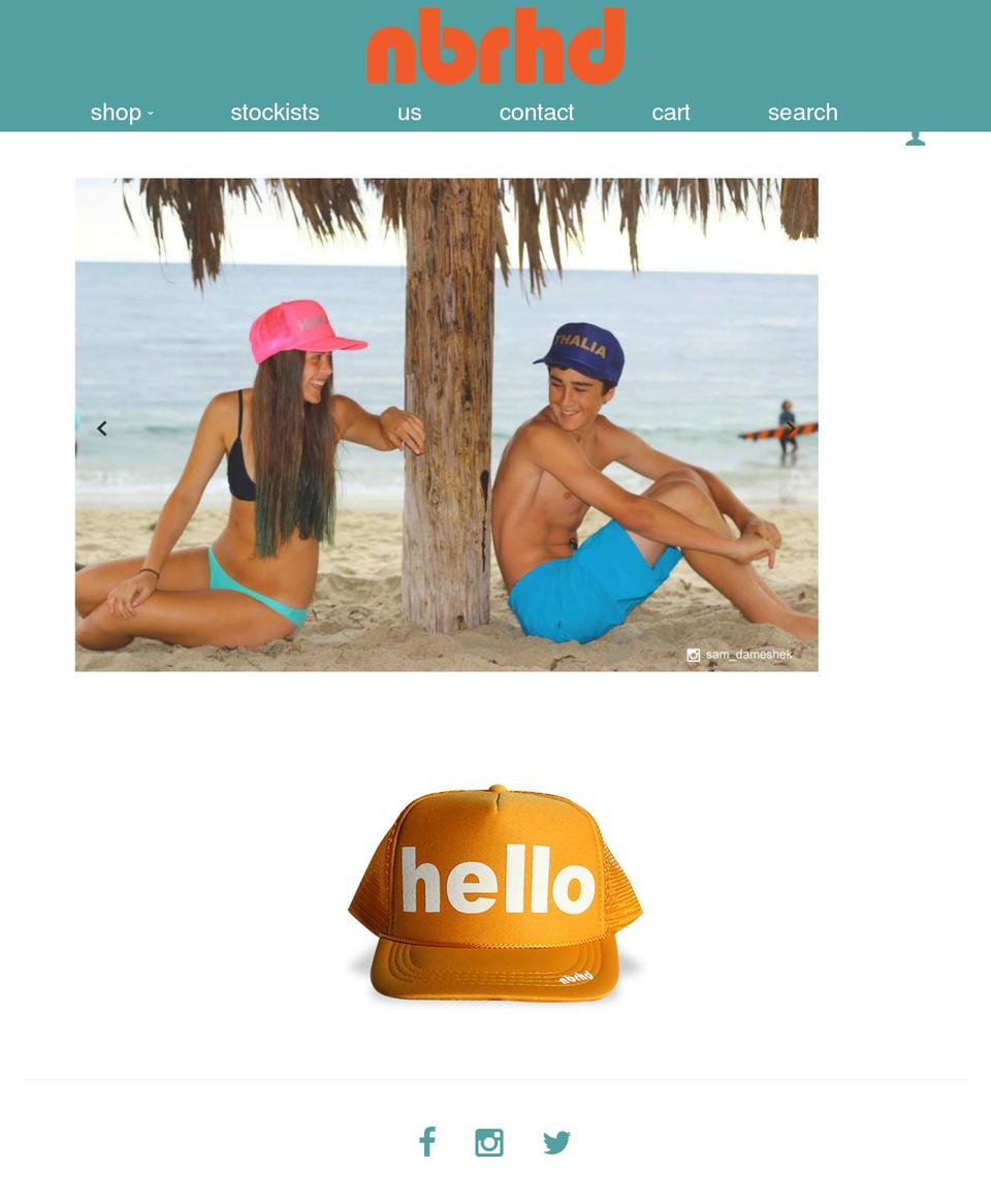 neighborhoodlaguna.com shopify website screenshot