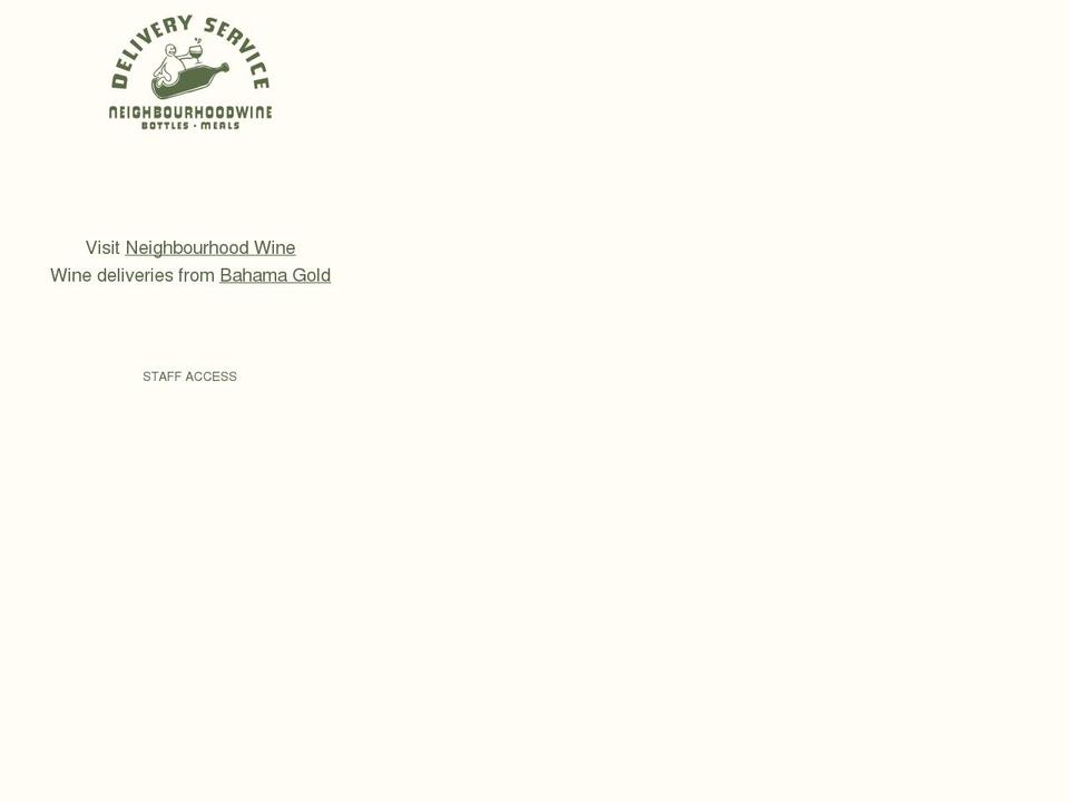 neighourhood-wine.myshopify.com shopify website screenshot