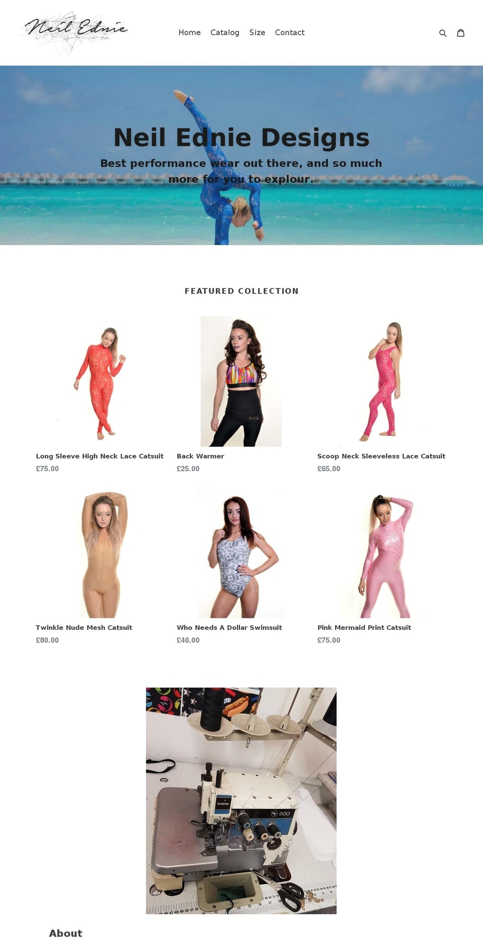 neilednie.com — Shopify storefront screenshot