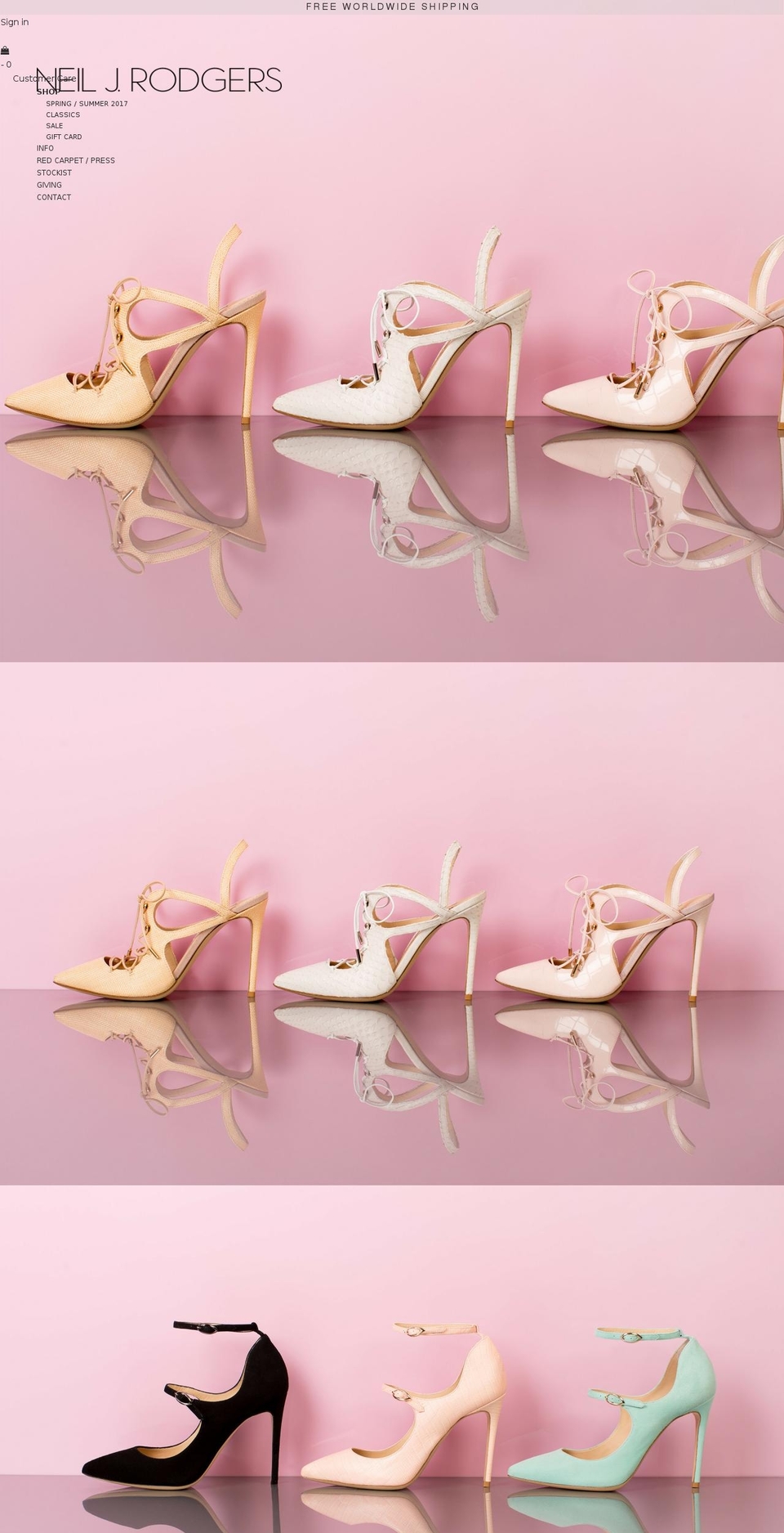 neiljrodgers.com shopify website screenshot