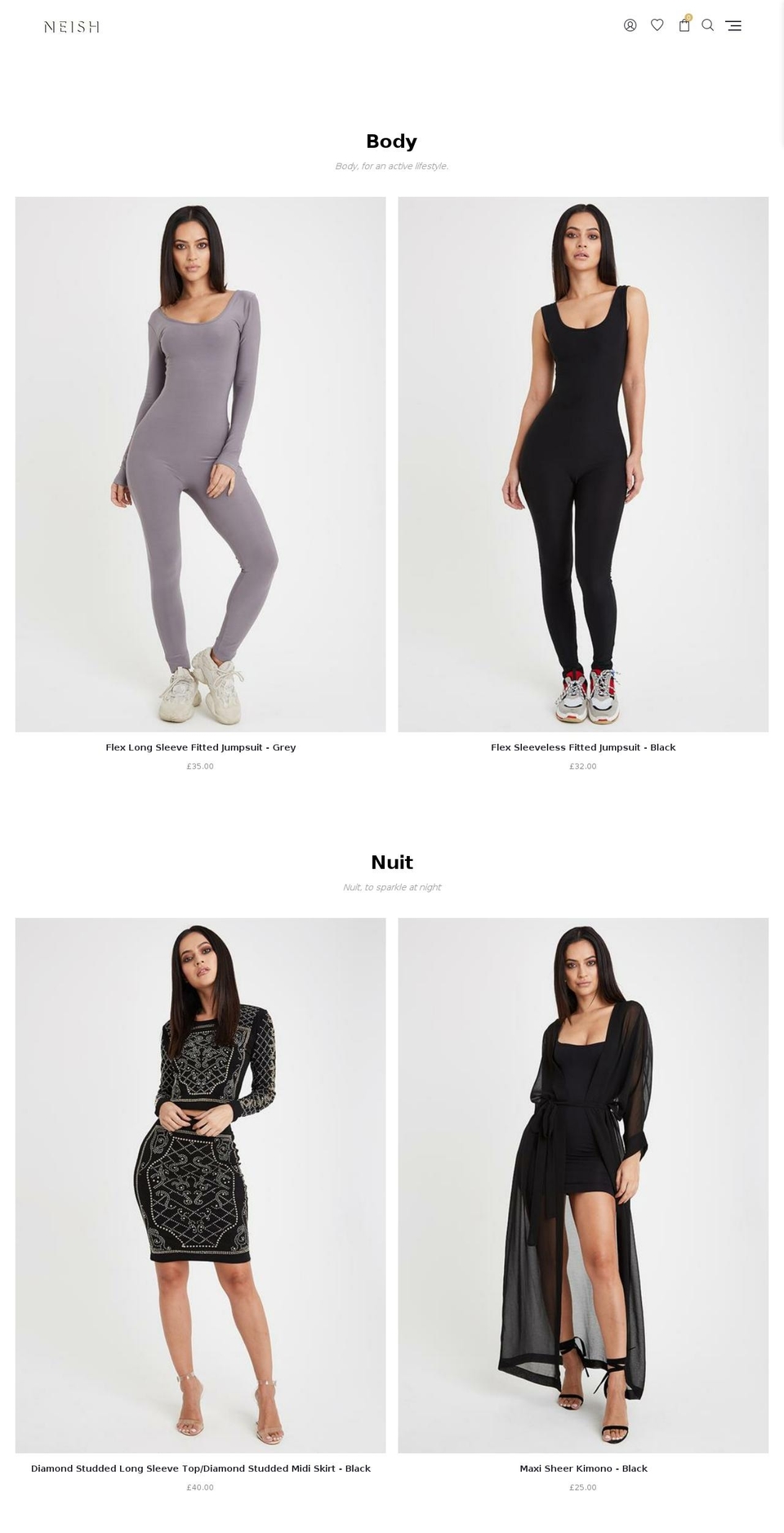 negan2 Shopify theme site example neishclothing.com