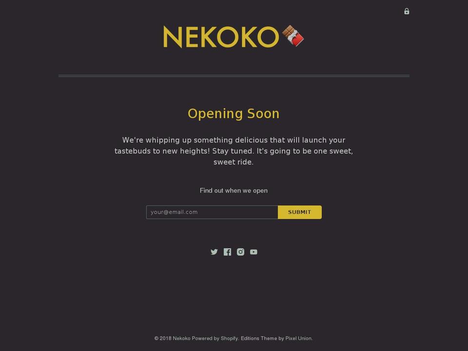 nekokoshop.com — Shopify storefront screenshot