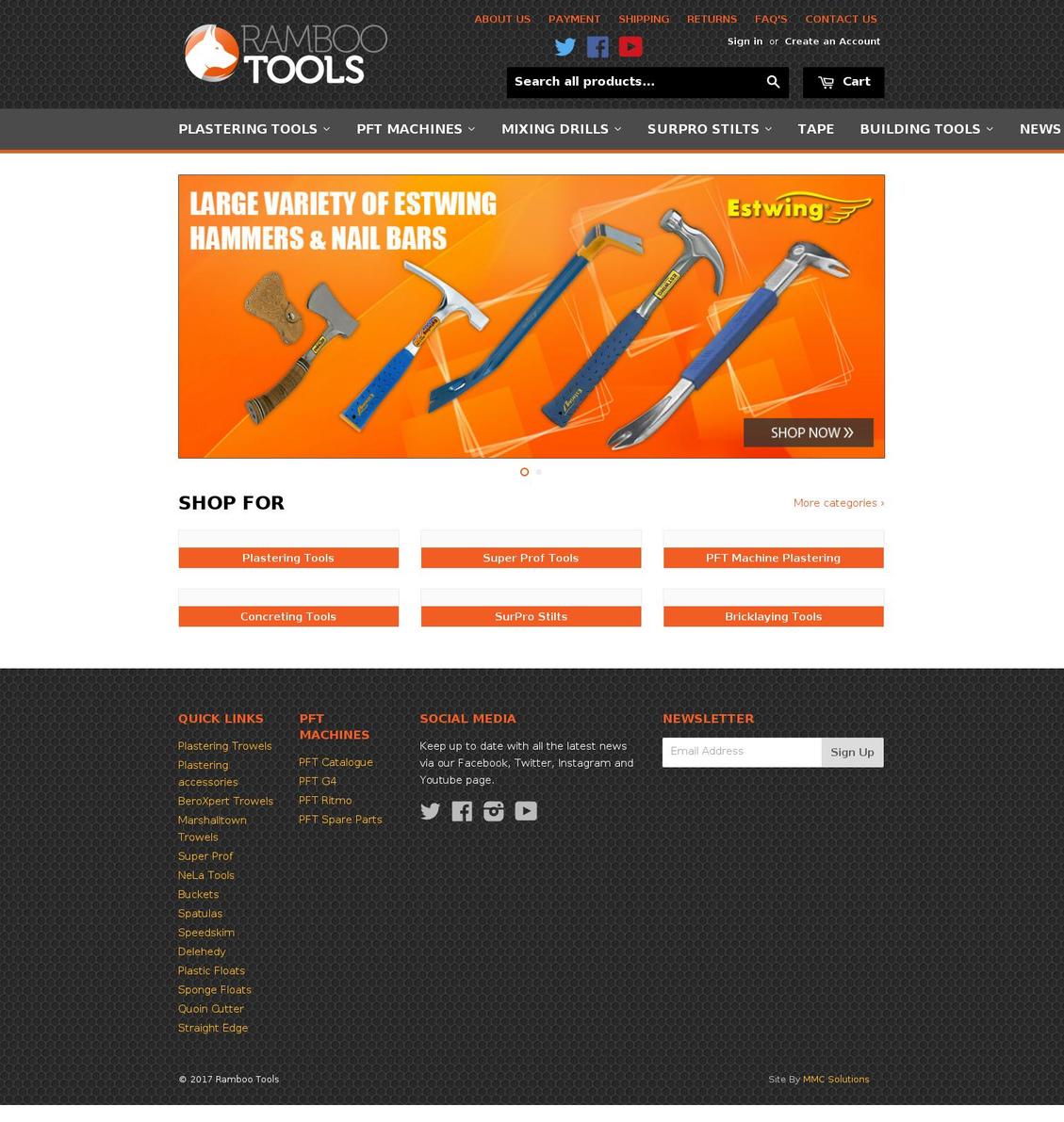 ramboo-tools Shopify theme site example nelatrowel.com