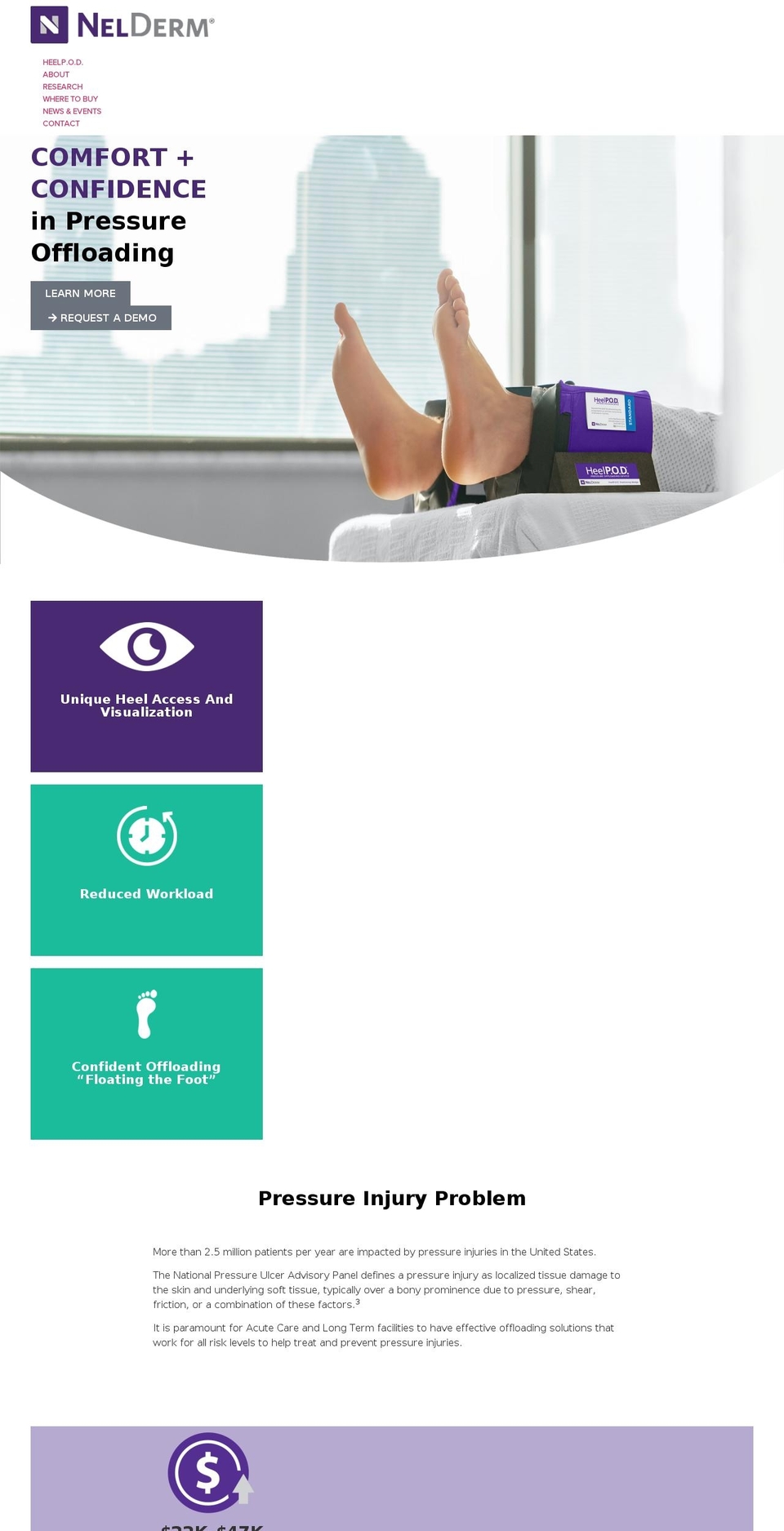 nelderm.com shopify website screenshot