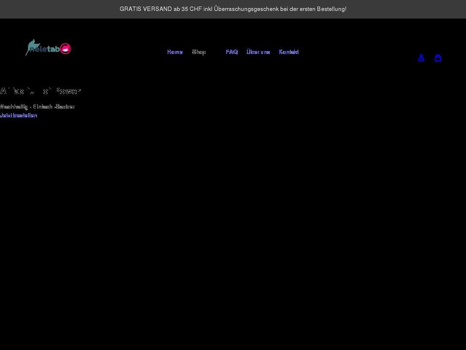 neletab.ch shopify website screenshot