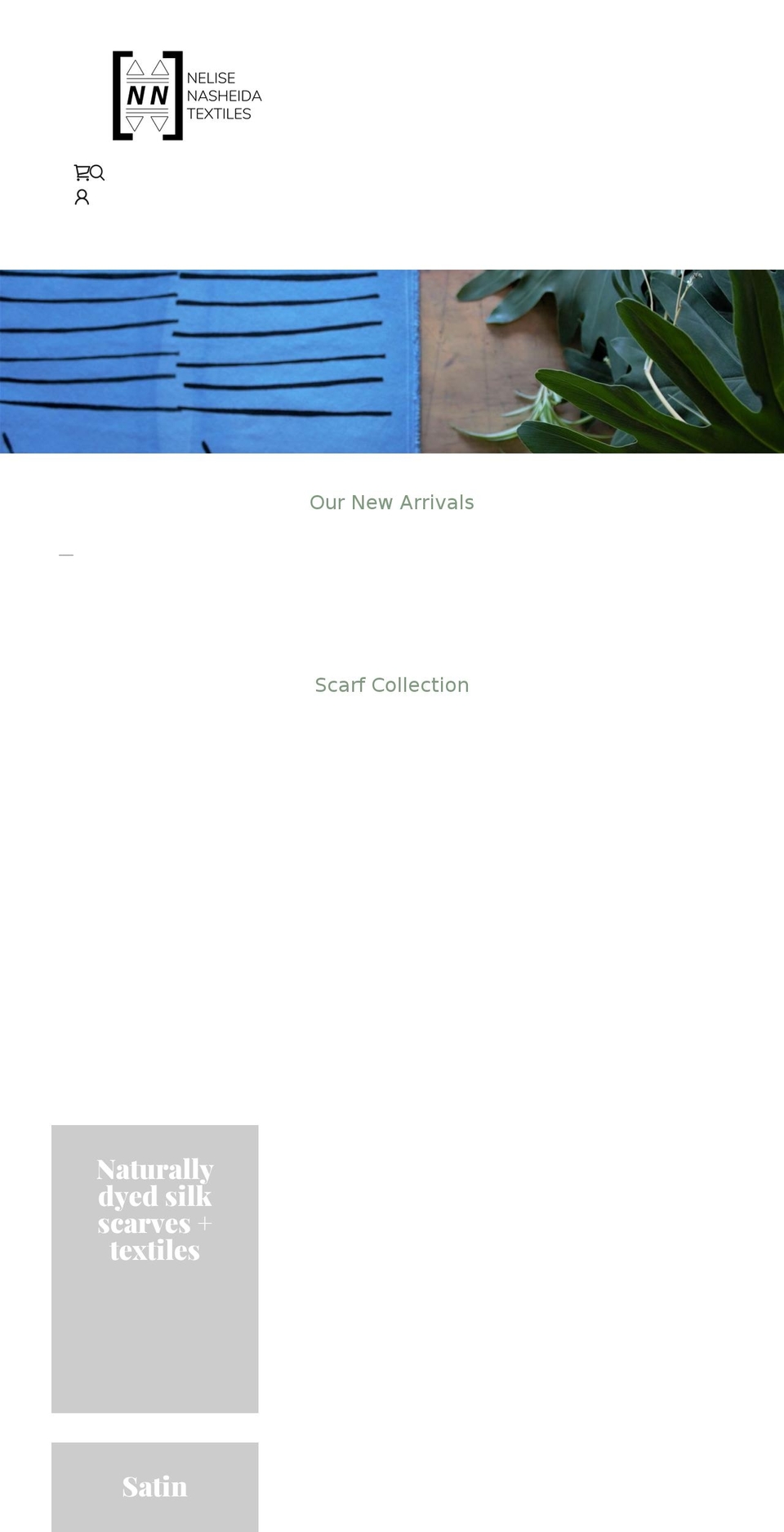 nelisenasheida.com — Shopify storefront screenshot