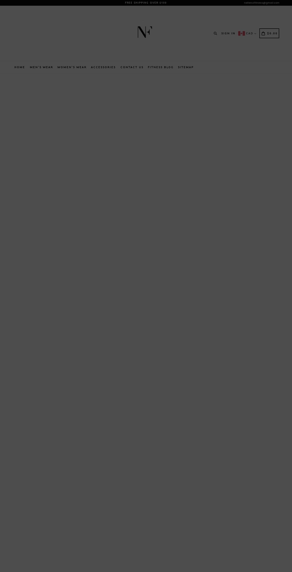 nellerszfitness.com shopify website screenshot