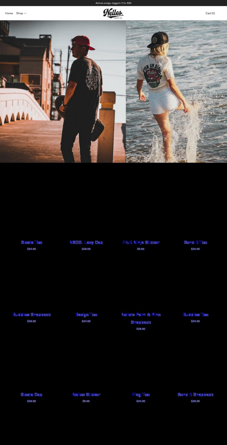 nellessupplyco.com shopify website screenshot