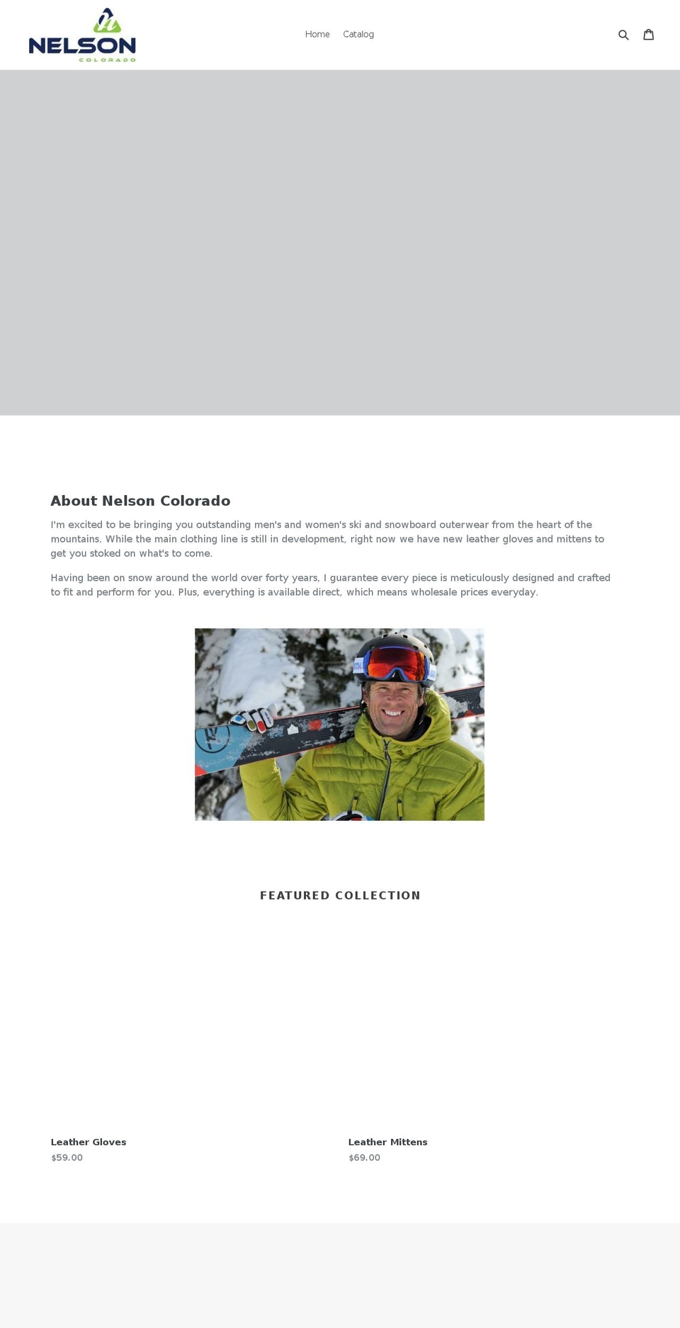 nelsoncolorado.com shopify website screenshot