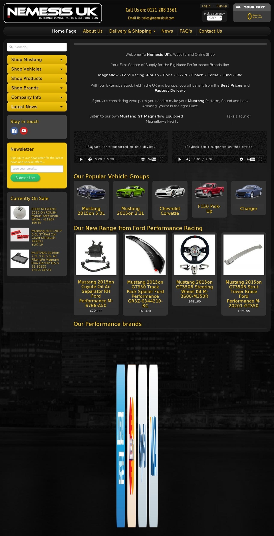 nemesisuk.com shopify website screenshot