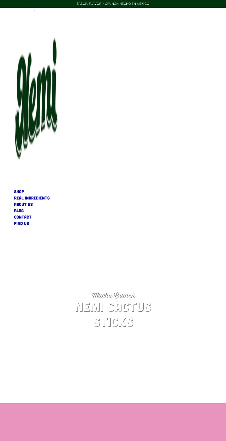 neminative.com shopify website screenshot