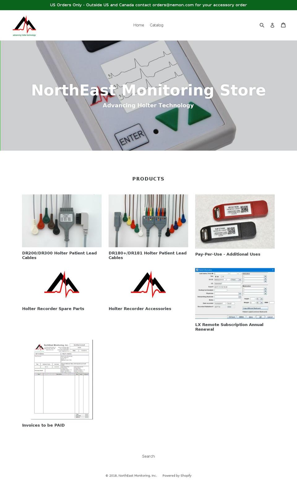 nemonstore.com shopify website screenshot