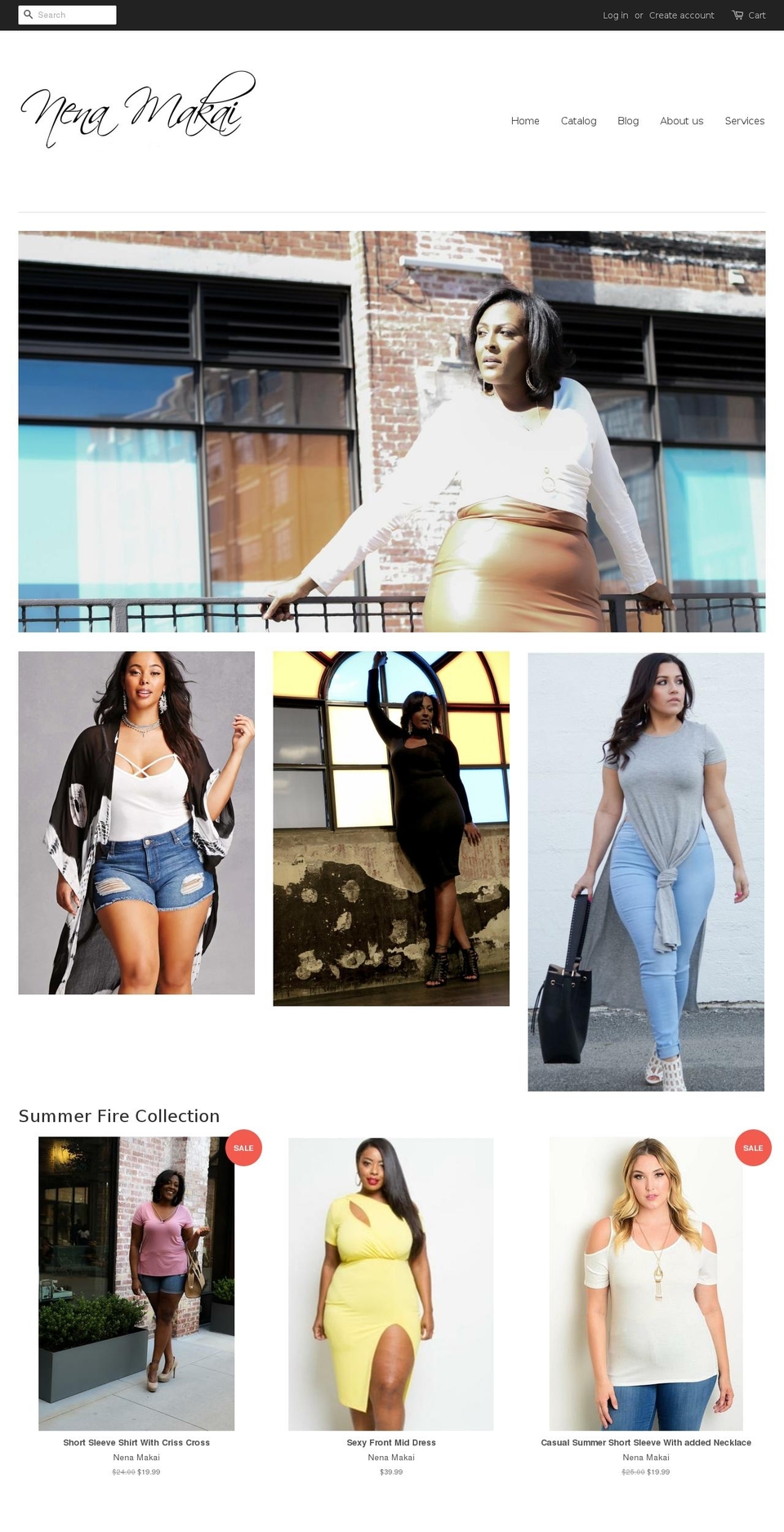nenamakai.com — Shopify storefront screenshot