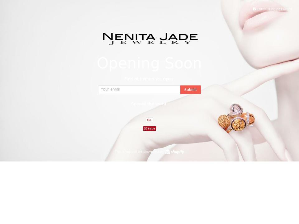 nenita-jade.com shopify website screenshot