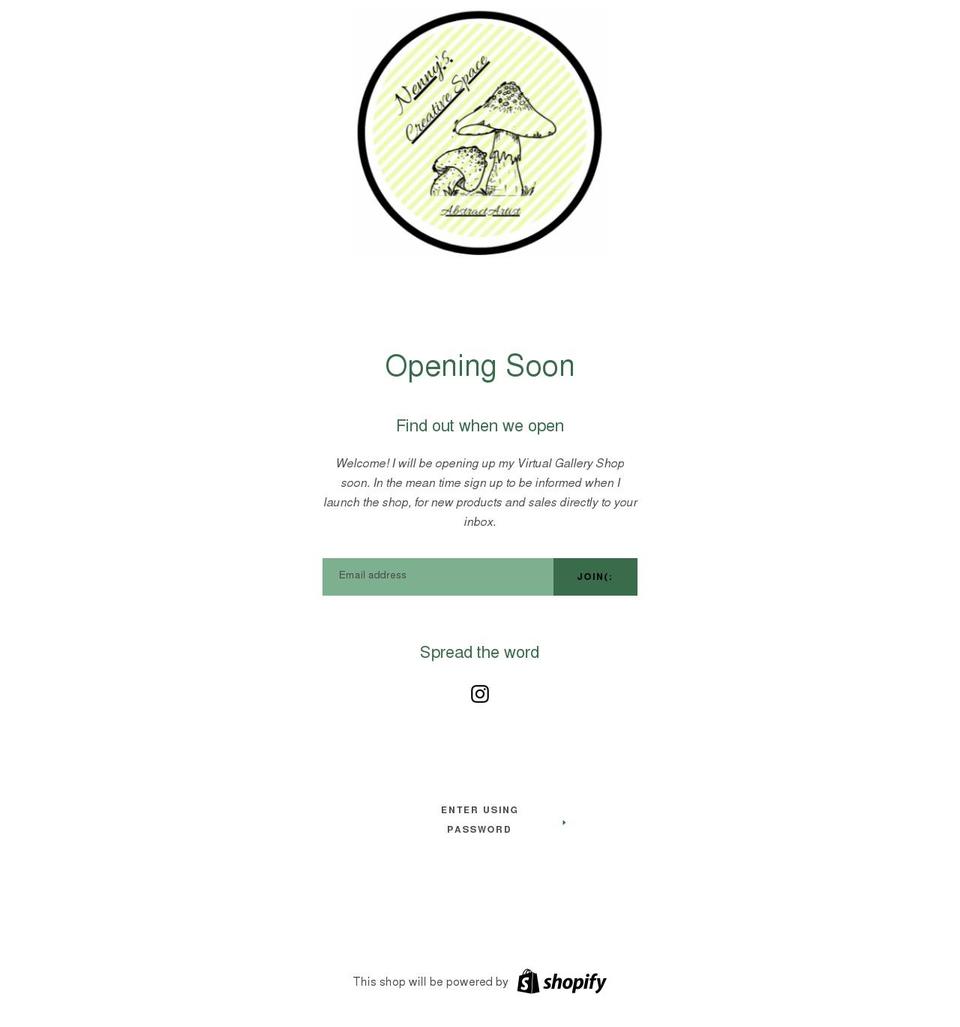 Copy of Copy of Narrative Shopify theme site example nennyscreative.space