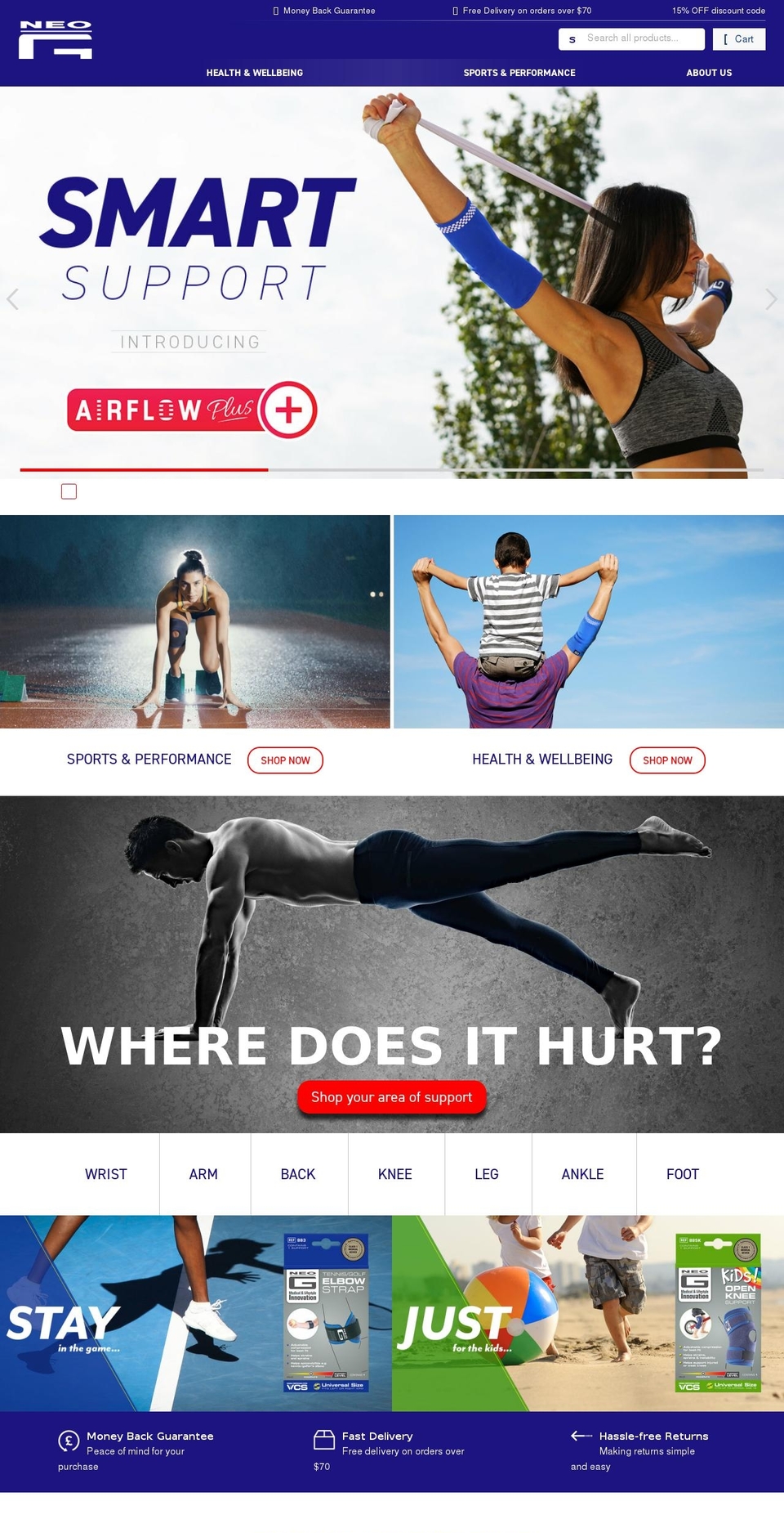 neo-g.com.au shopify website screenshot