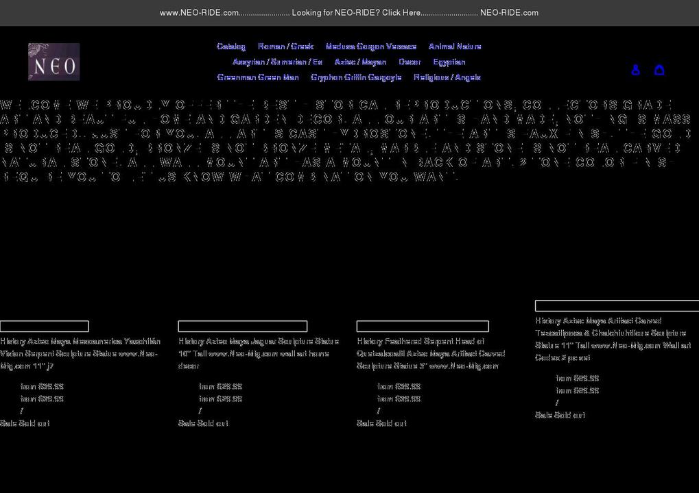 neo-mfg.com shopify website screenshot