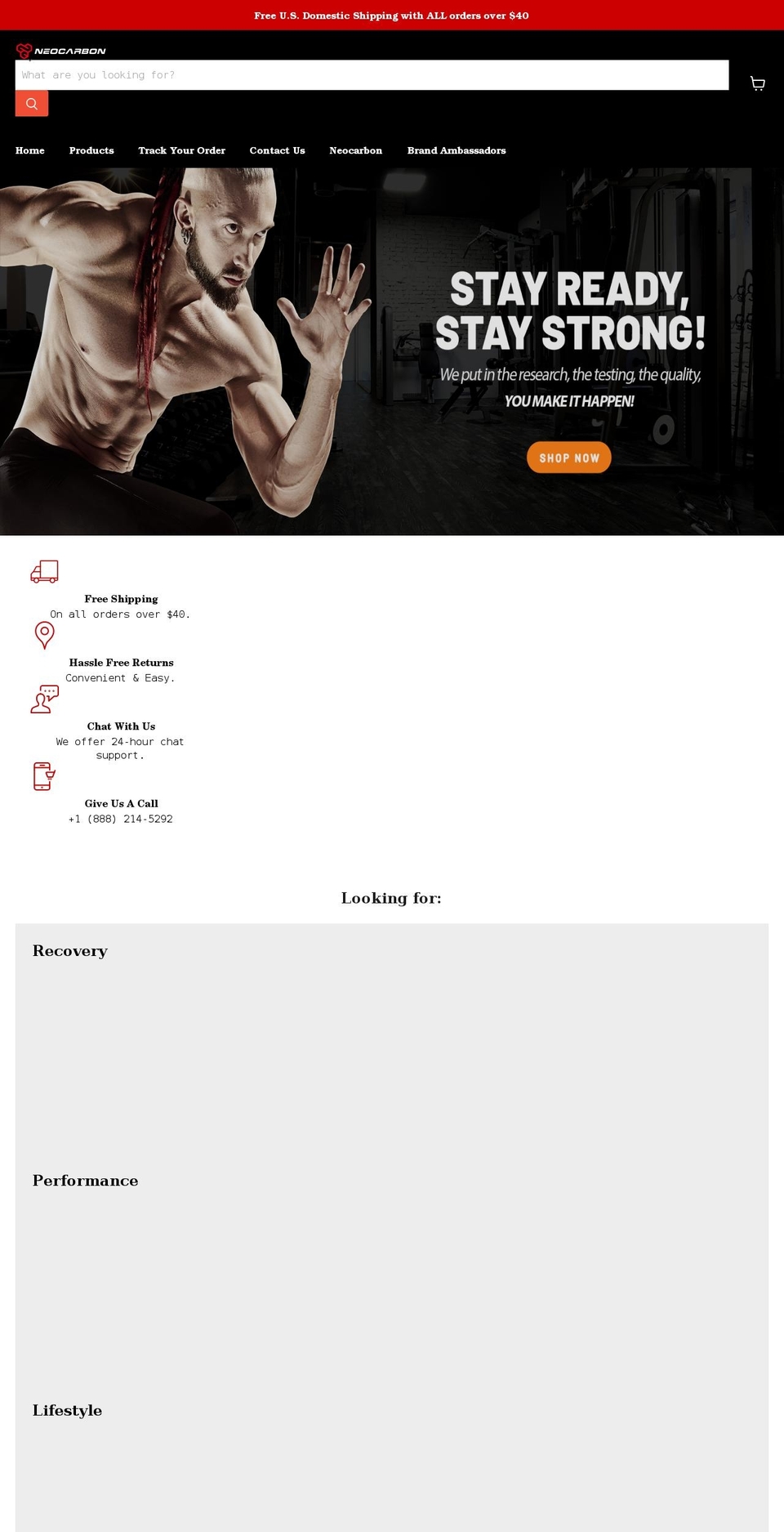 neocarbon.com shopify website screenshot